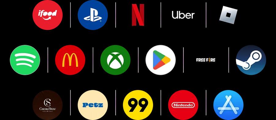 Ilustração de marcas parceiras da Hypecon