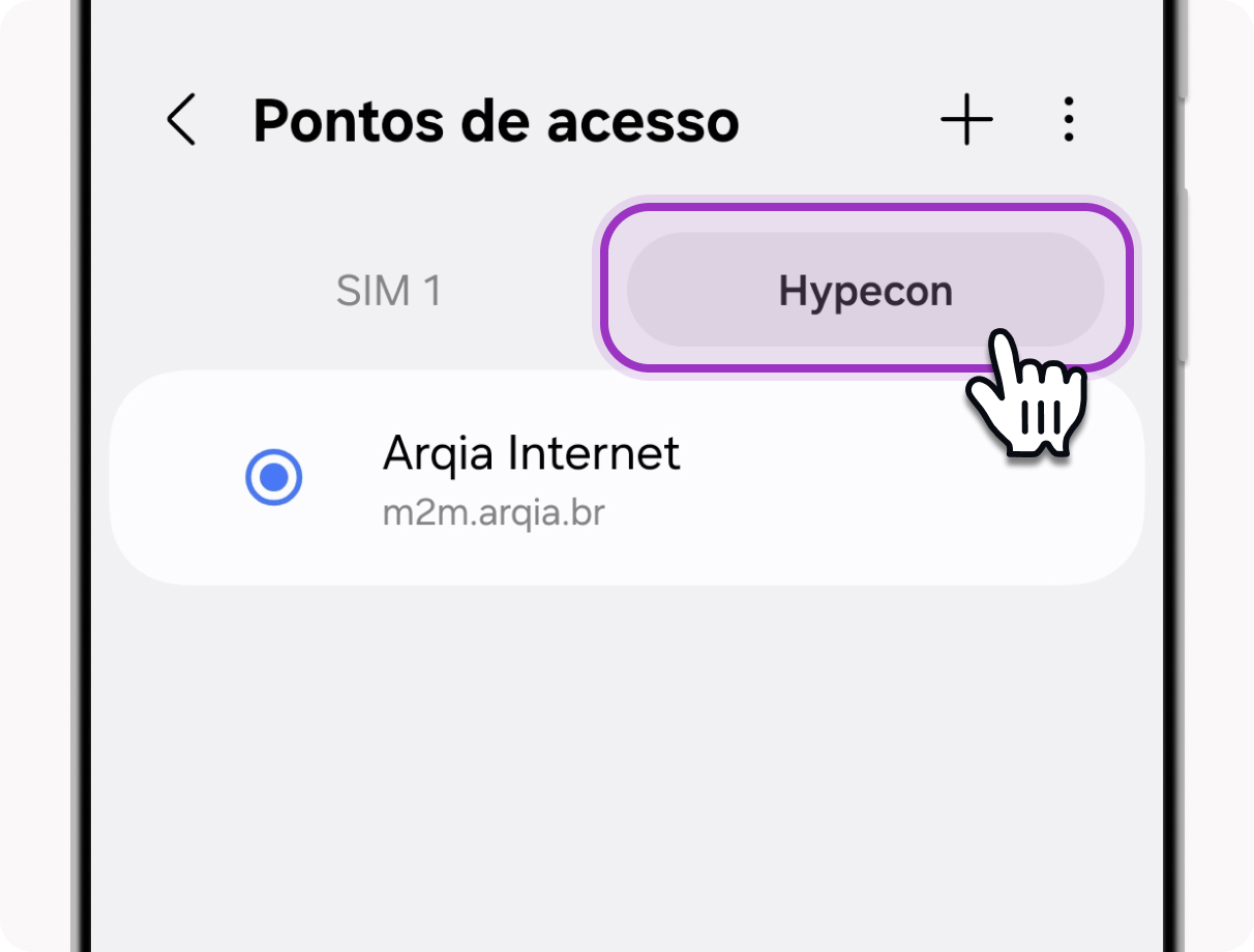 Seleção do chip Hypecon
